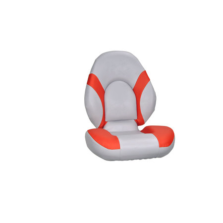 SUITE MARINE Suite Marine SM1010010114 Boat Seat Accent - Gray/Orange SM1010010114